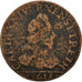 Monnaie, France, Ardennes, Charles I, Liard, 1613, Charleville, B, Cuivre