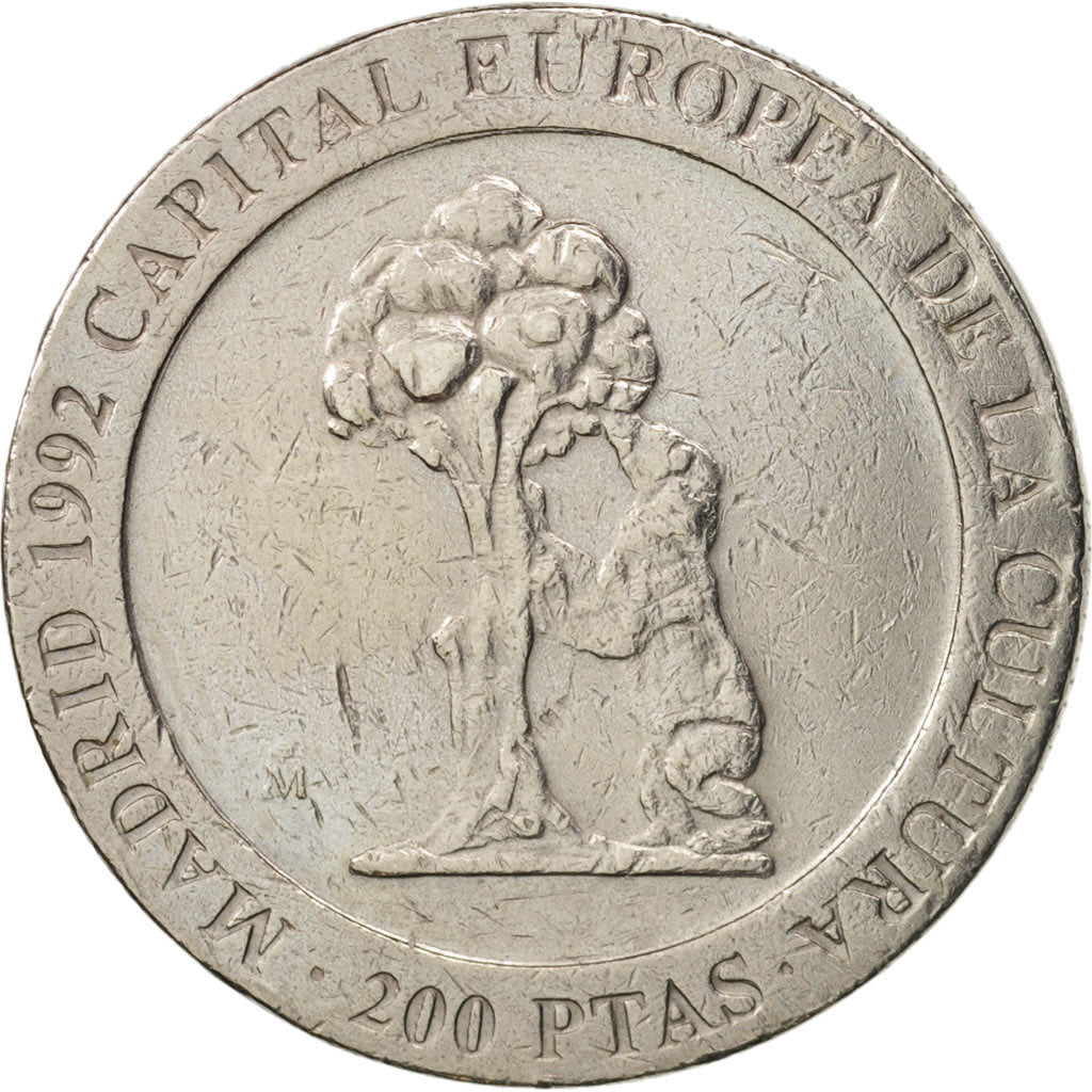 Monnaie, Espagne, Juan Carlos I, 200 Pesetas, 1992, TTB, Copper-nickel, KM:910