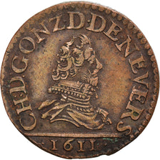 Moeda, ESTADOS FRANCESES, NEVERS & RETHEL, Charles de Gonzague, Double Tournois