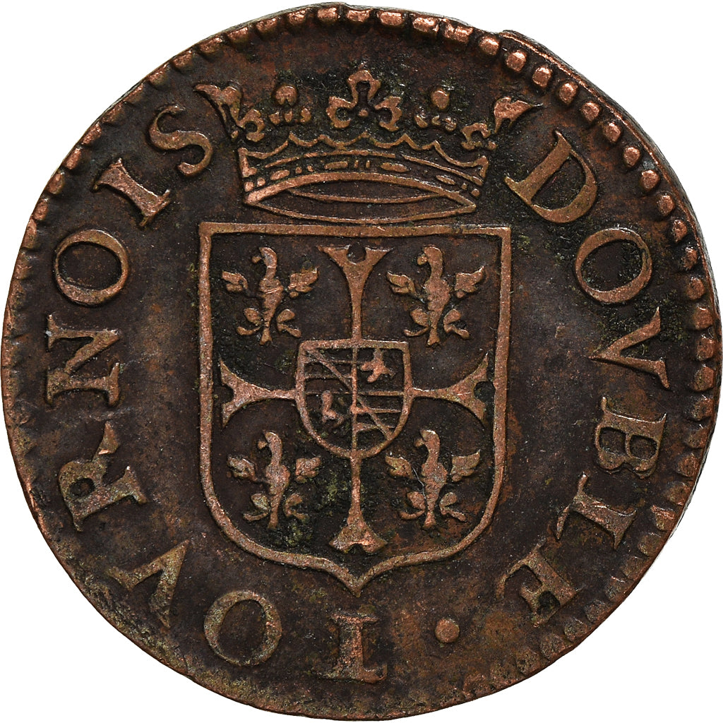 Moeda, ESTADOS FRANCESES, NEVERS & RETHEL, Charles de Gonzague, Double Tournois