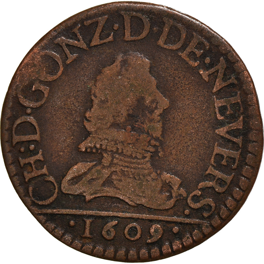 Moneta, TERYTORIA FRANCUSKIE, NEVERS & RETHEL, Charles de Gonzague, Double