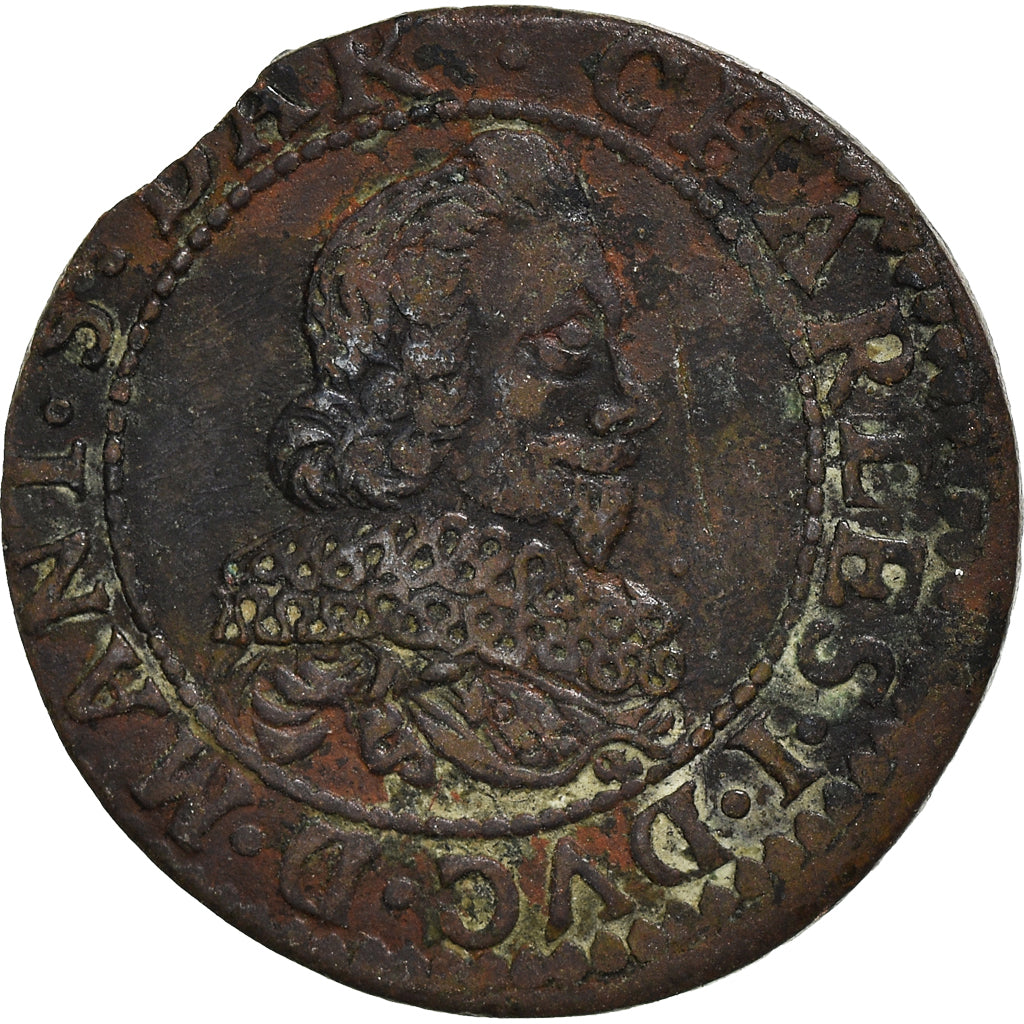 Monnaie, FRENCH STATES, NEVERS & RETHEL, Charles of Gonzaga, Double Tournois