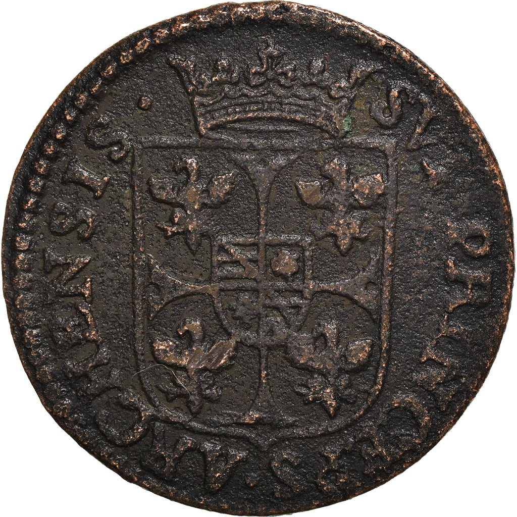 Coin, FRENCH STATES, NEVERS & RETHEL, Charles de Gonzague, 2 Liard, 1610