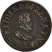 Moneta, Francia, Henri IV, Double Tournois, 1609, Paris, BB, Rame, CGKL:222