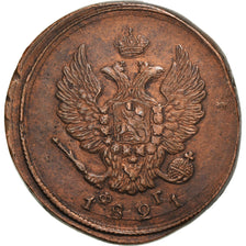 Moneta, Russia, Alexander I, 2 Kopeks, 1821, Ekaterinbourg, SPL-, Rame, KM:118.3