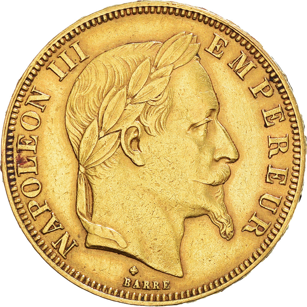 Münze, Frankreich, Napoleon III, Napoléon III, 50 Francs, 1867, Strasbourg