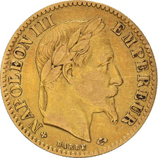 Moneta, Francia, Napoleon III, Napoléon III, 10 Francs, 1868, Strasbourg, BB