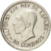 Spain, Alfonso XIII, 50 Centimos, 1926, AU(50-53), Silver, KM:741