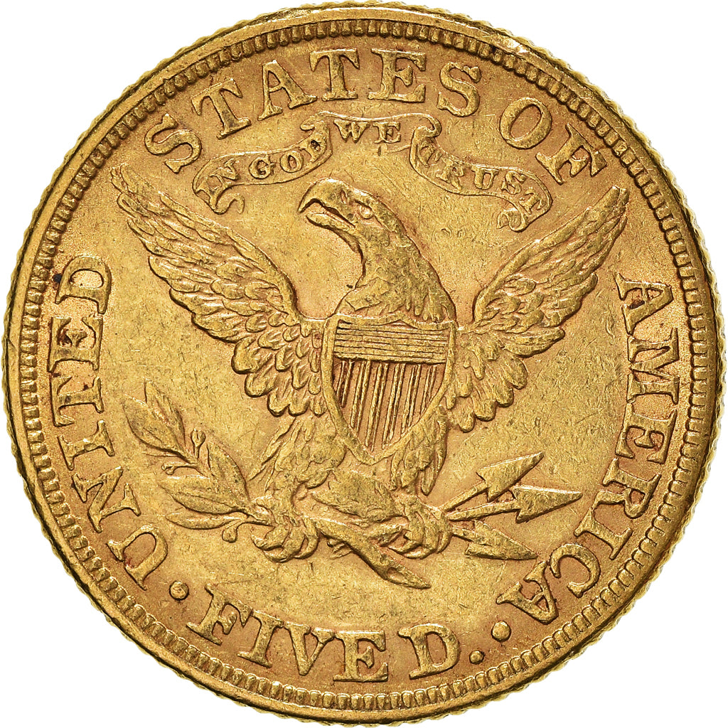 Münze, Vereinigte Staaten, Coronet Head, $5, Half Eagle, 1881, Philadelphia