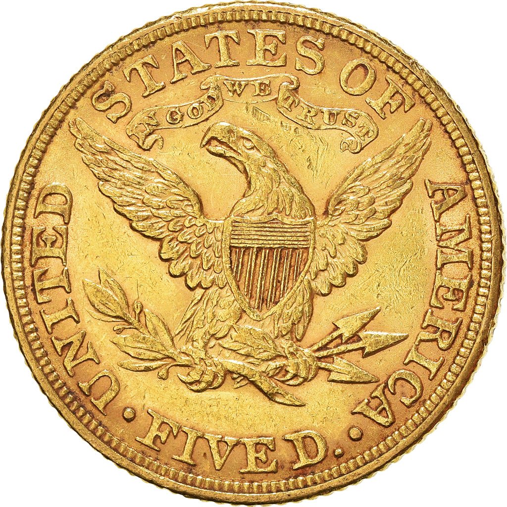 Münze, Vereinigte Staaten, Coronet Head, $5, Half Eagle, 1882, U.S. Mint