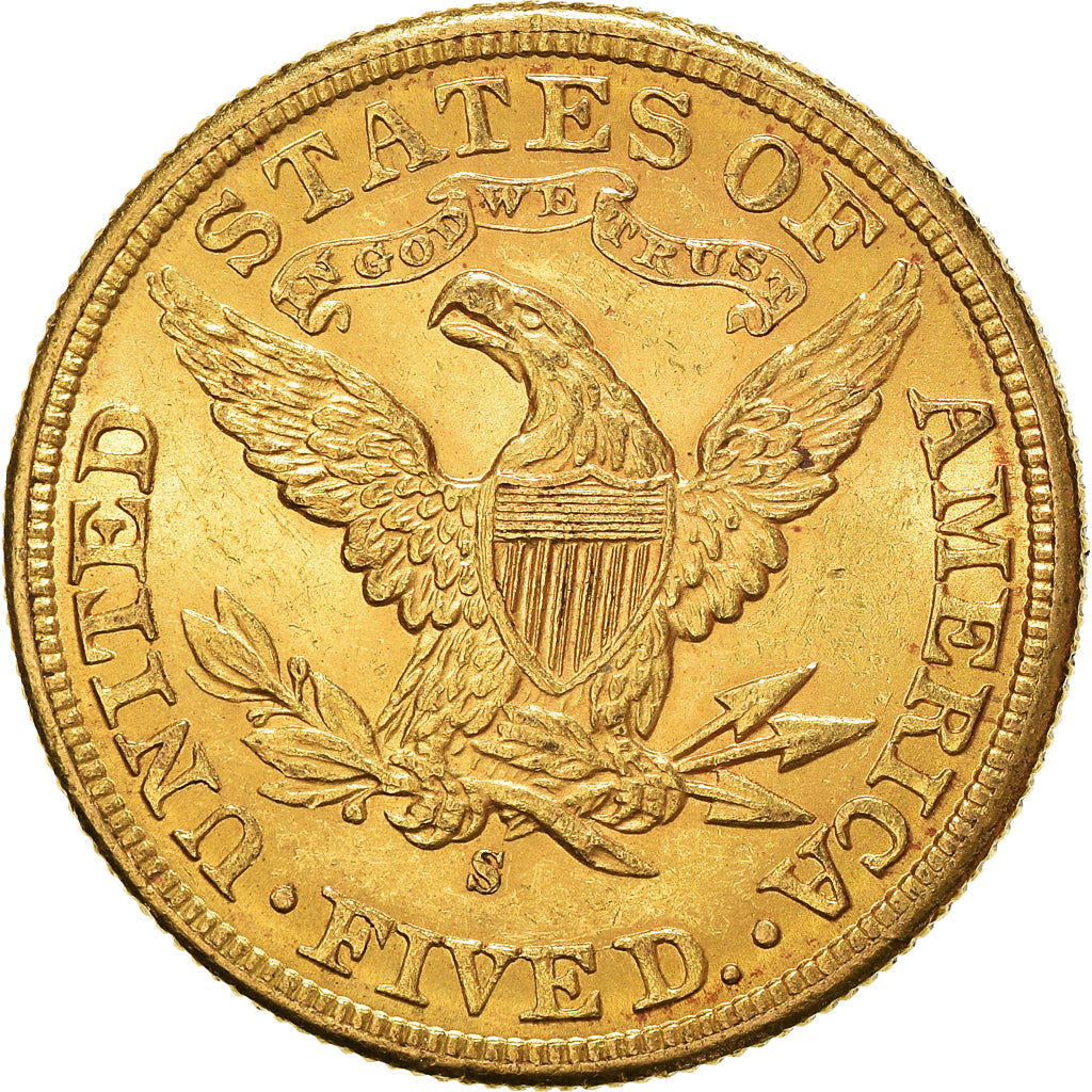 Münze, Vereinigte Staaten, Coronet Head, $5, Half Eagle, 1898, U.S. Mint, San