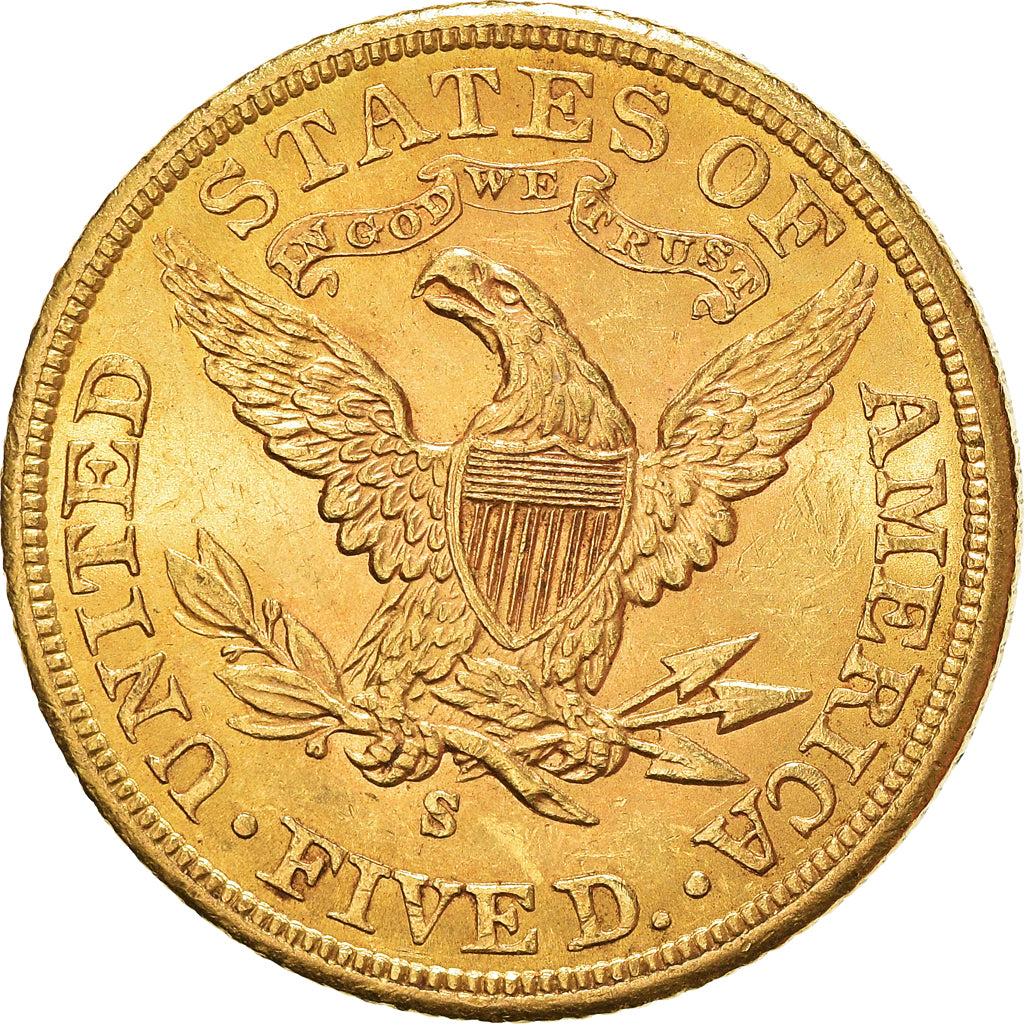 Münze, Vereinigte Staaten, Coronet Head, $5, Half Eagle, 1901, U.S. Mint, San