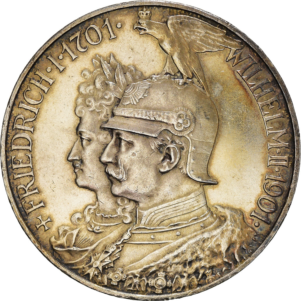 Coin, German States, PRUSSIA, Wilhelm II, 5 Mark, 1901, Berlin, MS(60-62)