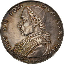 Moneta, STATI ITALIANI, PAPAL STATES, Leo XII, Scudo, 1825, Bologna, SPL-