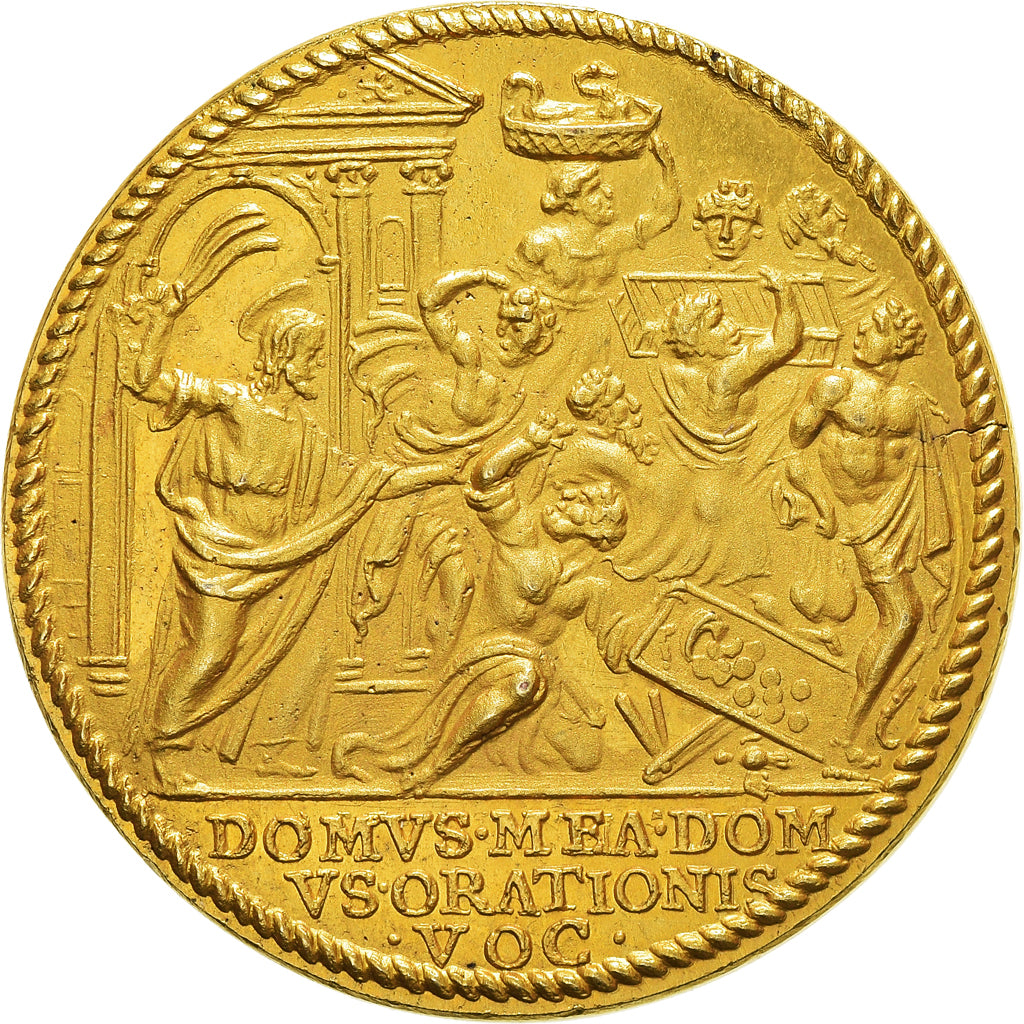 Vaticano, medaglia, Paul IV, Jesus Chasing the Merchants from the Temple, SPL