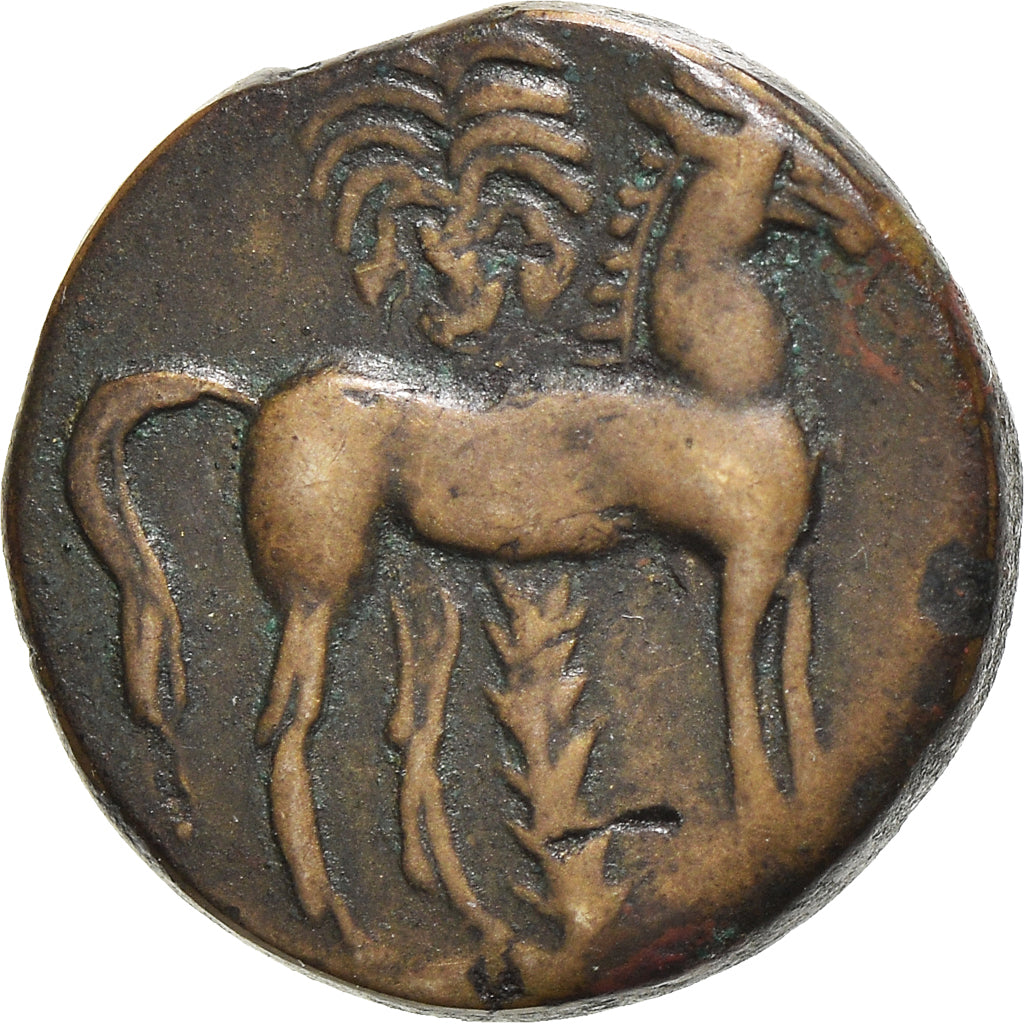 Münze, Carthage, Zeugitane, Bronze Æ, 400-350 BC, Carthage, SS+, Bronze