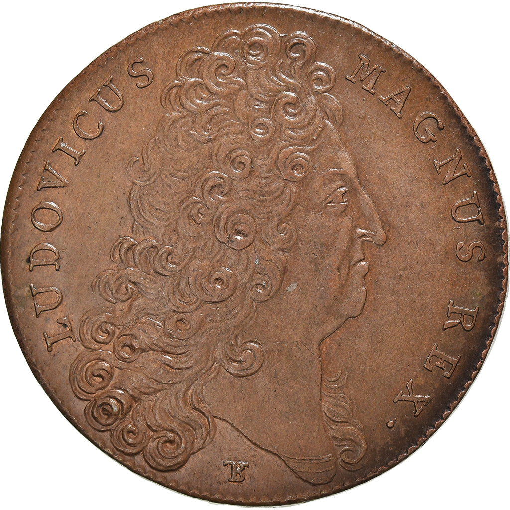 Francja, Token, Królewskie, Ludwik XIV, États de Lille, 1713, AU(55-58)