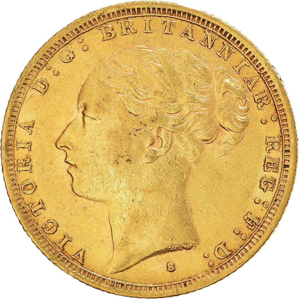 Moeda, Austrália, Victoria, Sovereign, 1887, Sydney, AU(50-53), Dourado, KM:7
