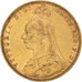 Coin, Great Britain, Victoria, Sovereign, 1892, Melbourne, Souverain, AU(50-53)