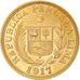 Moneda, Perú, Libra, Pound, 1917, Lima, EBC+, Oro, KM:207