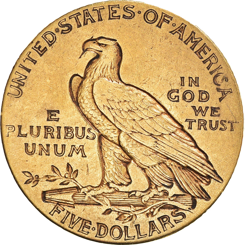 Münze, Vereinigte Staaten, Indian Head, $5, Half Eagle, 1909, Philadelphia, S+