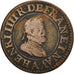 Munten, Frankrijk, Henri IV, Double Tournois, 1606, Paris, FR, Koper, CGKL:222