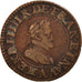 Coin, France, Henri IV, Double Tournois, 1608, Paris, EF(40-45), Copper