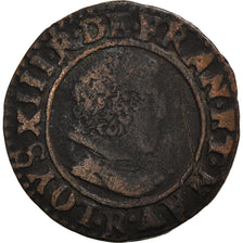 Moneta, Francja, Louis XIII, Double Tournois, 1627, St André Villeneuve les