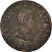 Coin, France, Louis XIII, Double Tournois, 1613, Paris, VF(30-35), Copper