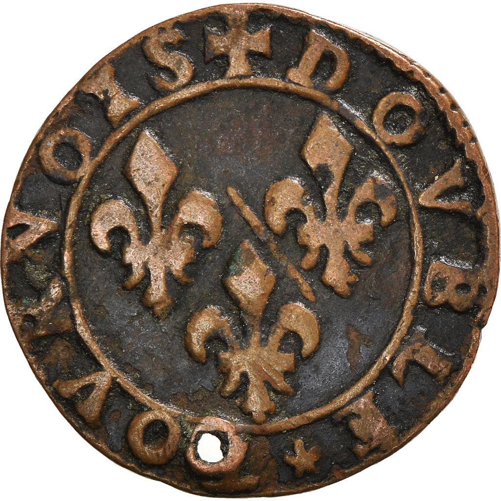 Münze, Frankreich, François de Bourbon-Conti, Double Tournois