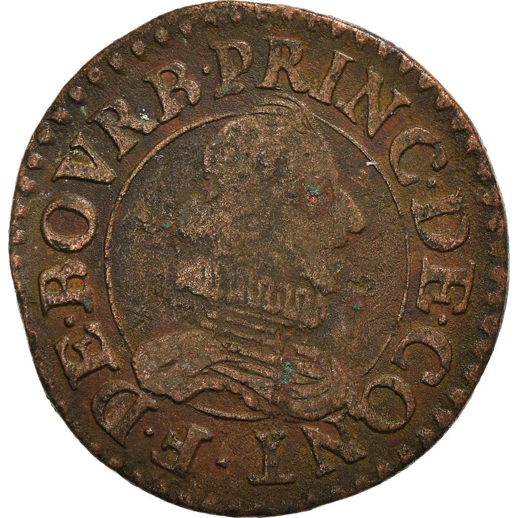 Coin, France, François de Bourbon, Double Tournois, Château-Regnault