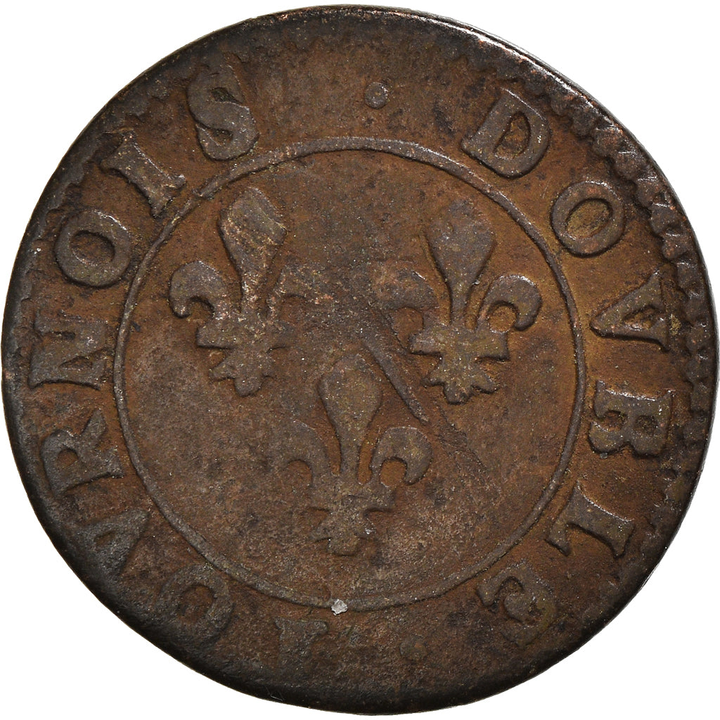 Monnaie, France, François de Bourbon-Conti, Double Tournois, Château-Regnault