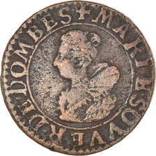 Münze, FRENCH STATES, DOMBES, Marie de Montpensier, Double Tournois, 1622