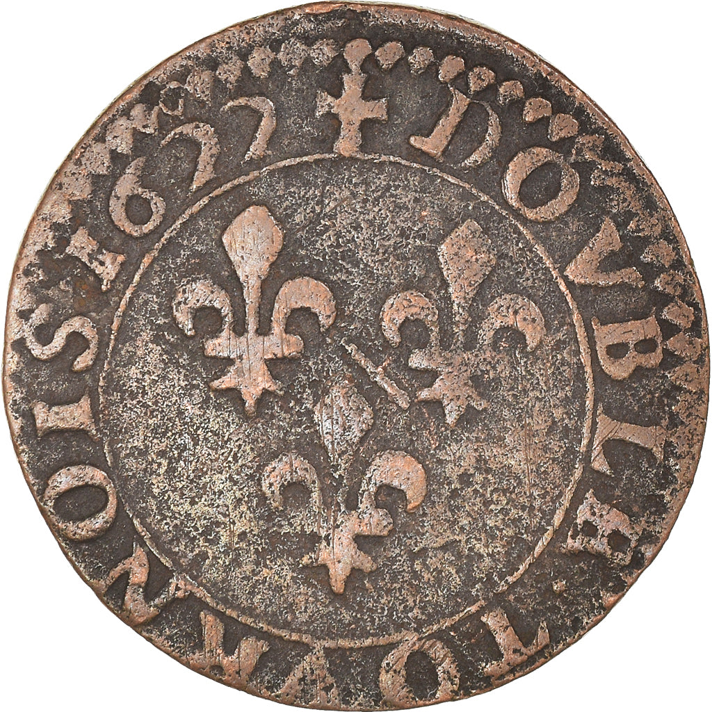 Münze, FRENCH STATES, DOMBES, Marie de Montpensier, Double Tournois, 1622