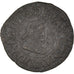 Coin, France, Henri IV, Denier Tournois, 1607, Paris, VF(20-25), Copper