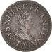 Moneda, Francia, Louis XIII, Denier tournois, buste enfantin « petite