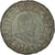 Moneta, Francja, Henri III, Denier Tournois, 1583, Paris, VF(30-35), Miedź