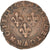 Moeda, França, Henri IV, Double Tournois, 1594, Clermont, EF(40-45), Cobre