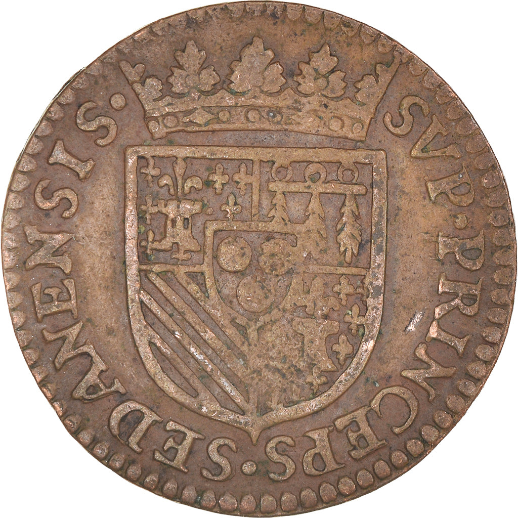Coin, France, Ardennes, Henri de la Tour d'Auvergne, Liard, 1613, Sedan