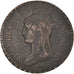 Coin, France, Dupré, Decime, AN 8, Strasbourg, EF(40-45), Bronze, KM:644.4