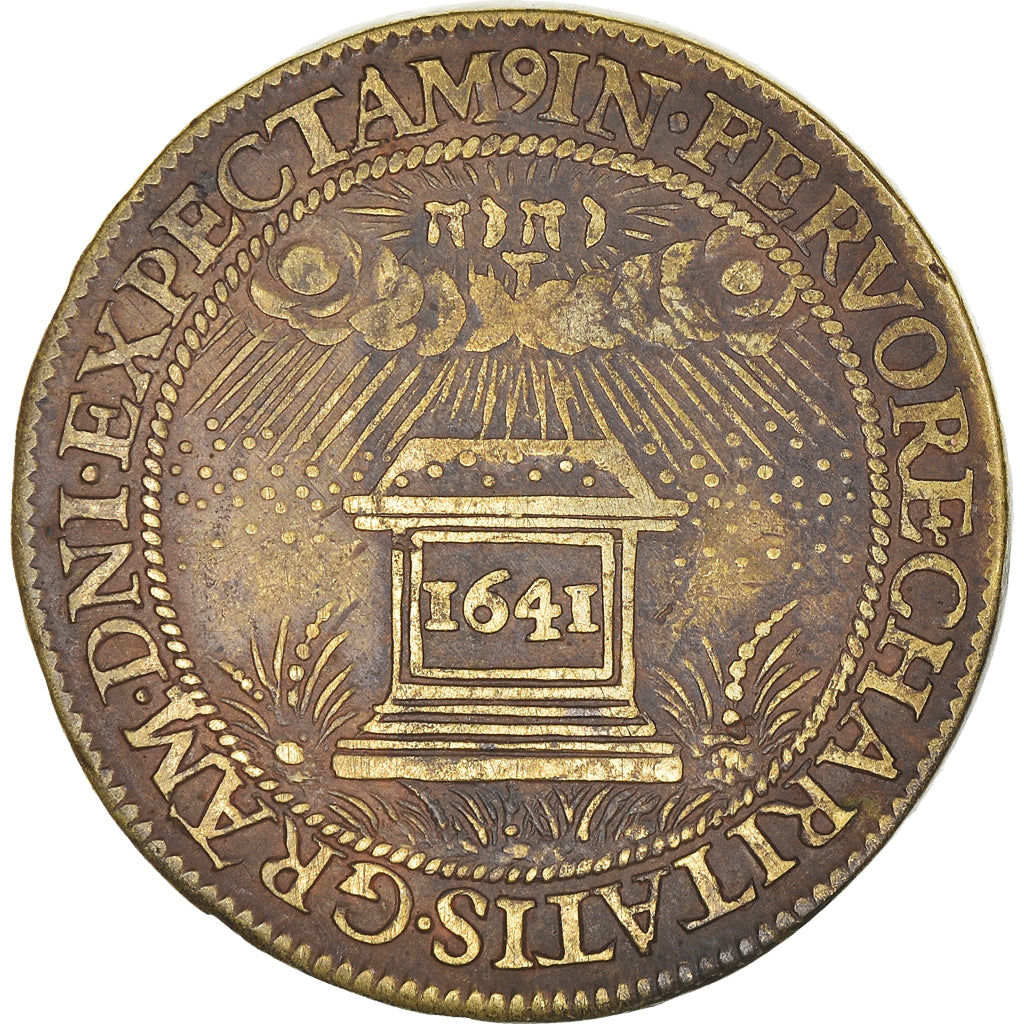 France, Token, Louis de Gonzague et Henriette de Clèves, 1641, EF(40-45)