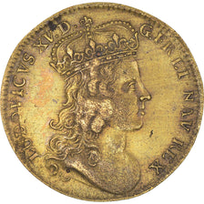 Francia, Token, Royal, Louis XV, Sacre de Reims, 1722, BB+, Ottone