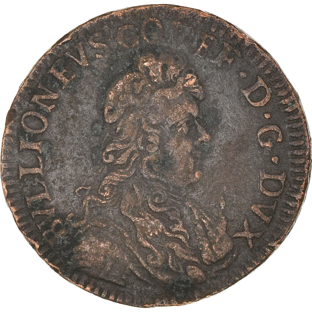 Monnaie, France, Ardennes, Godefroy-Maurice, Double de Franc-c, 1683, TTB