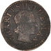 Monnaie, France, Ardennes, Charles II, Denier Tournois, 1653, Charleville, TTB