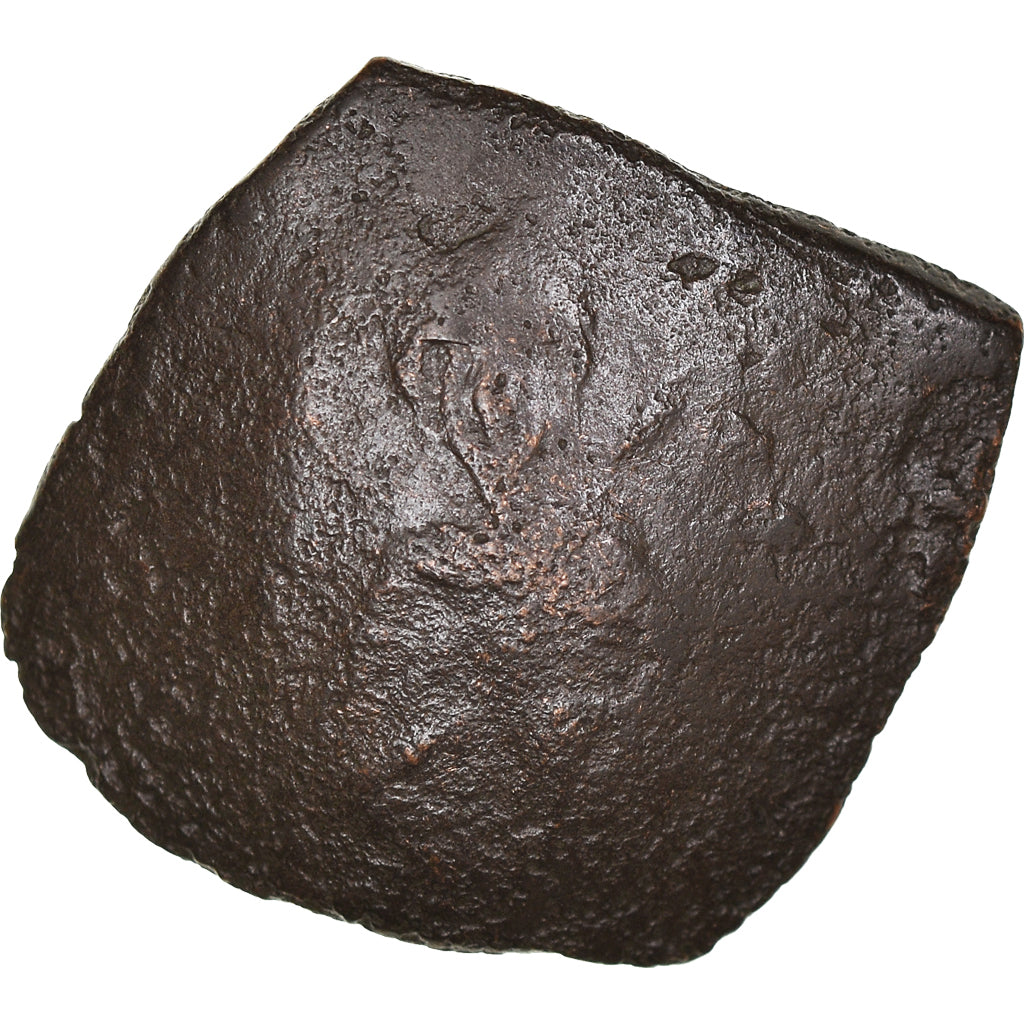 Moeda, Isaac II Angelus, Aspron trachy, 1185-1195, Constantinople, VF(20-25)