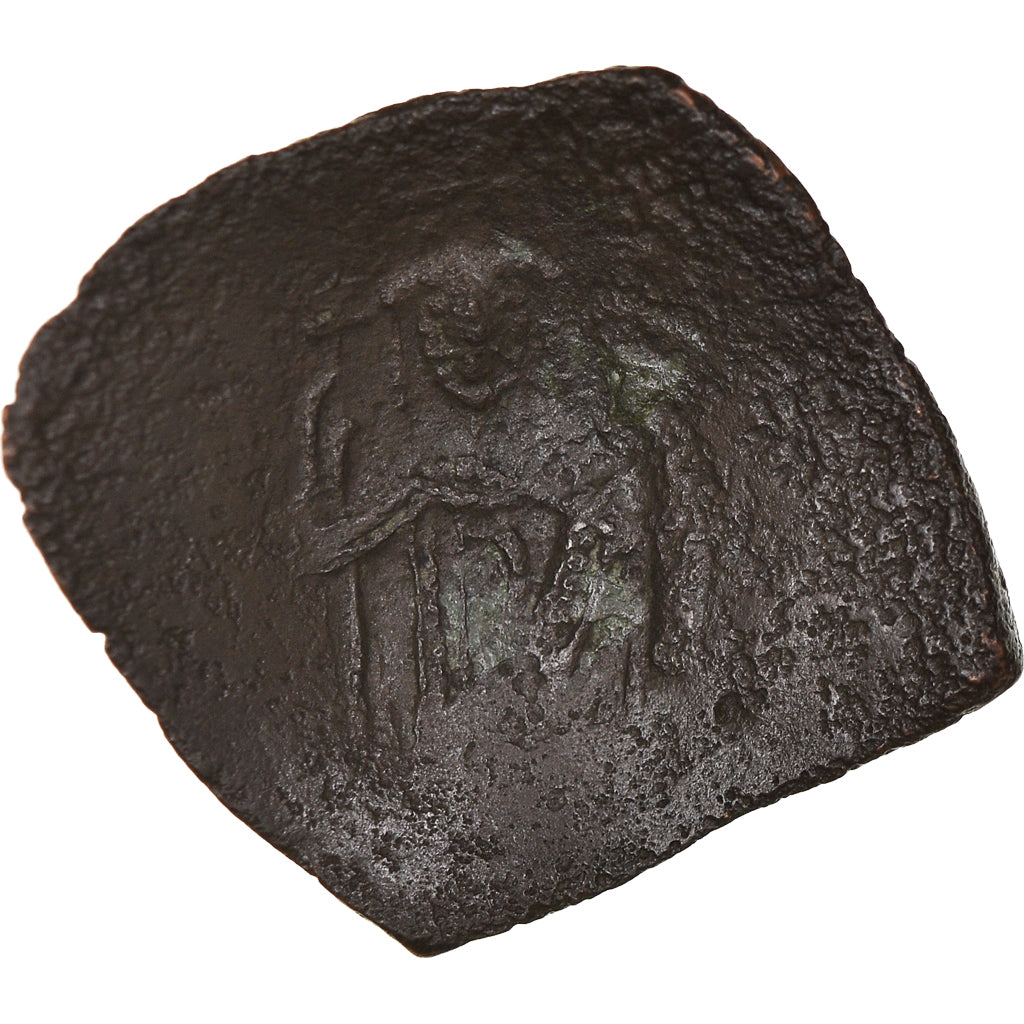 Moeda, Isaac II Angelus, Aspron trachy, 1185-1195, Constantinople, VF(20-25)