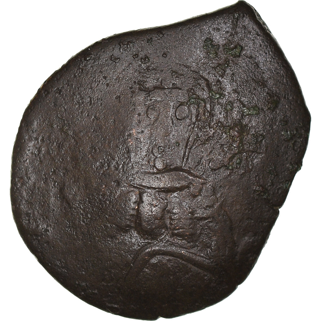 Coin, Isaac II Angelus, Aspron trachy, 1185-1195, Constantinople, VF(30-35)