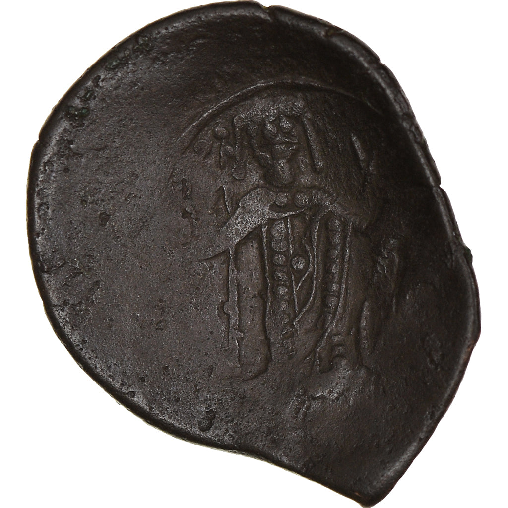 Coin, Isaac II Angelus, Aspron trachy, 1185-1195, Constantinople, VF(30-35)