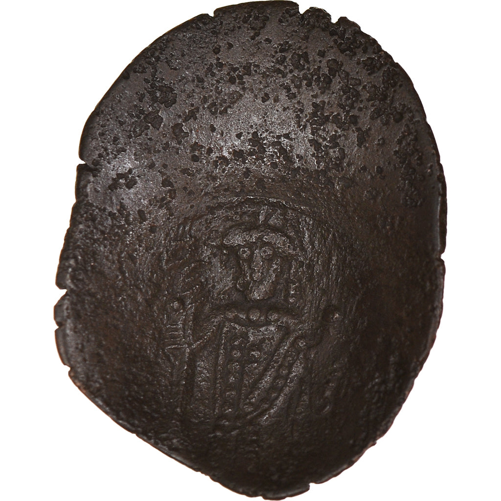 Coin, Isaac II Angelus, Aspron trachy, 1185-1195, Constantinople, VF(30-35)