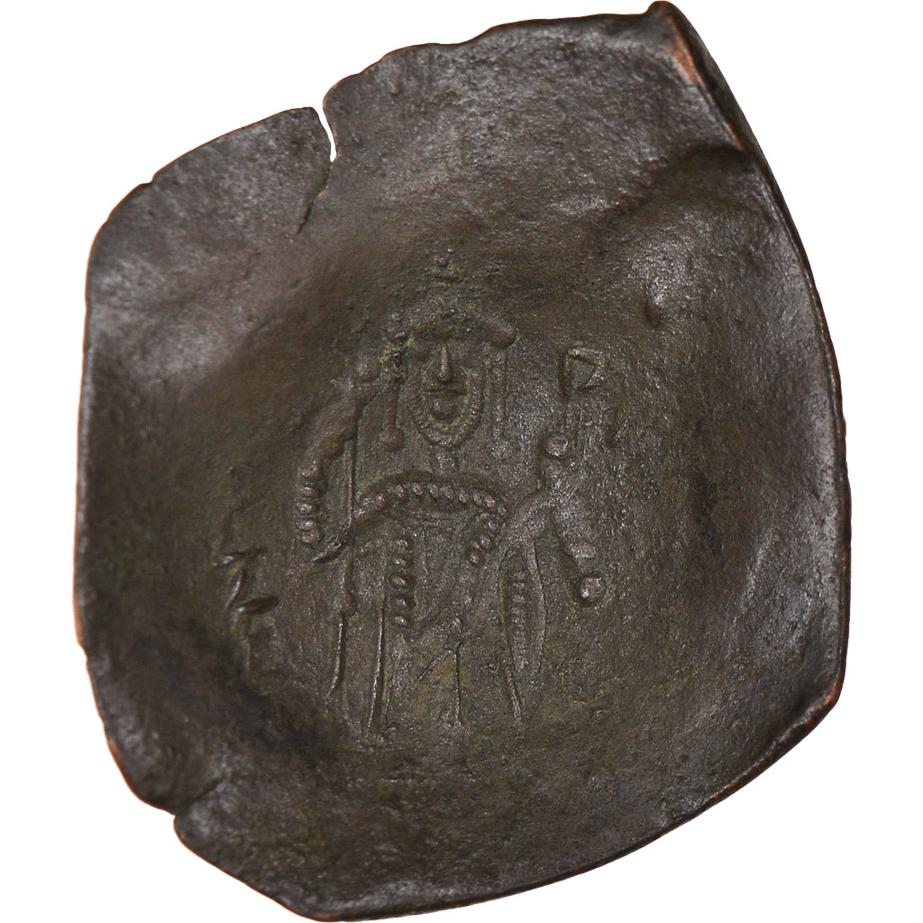 Moeda, Isaac II Angelus, Aspron trachy, 1185-1195, Constantinople, VF(30-35)